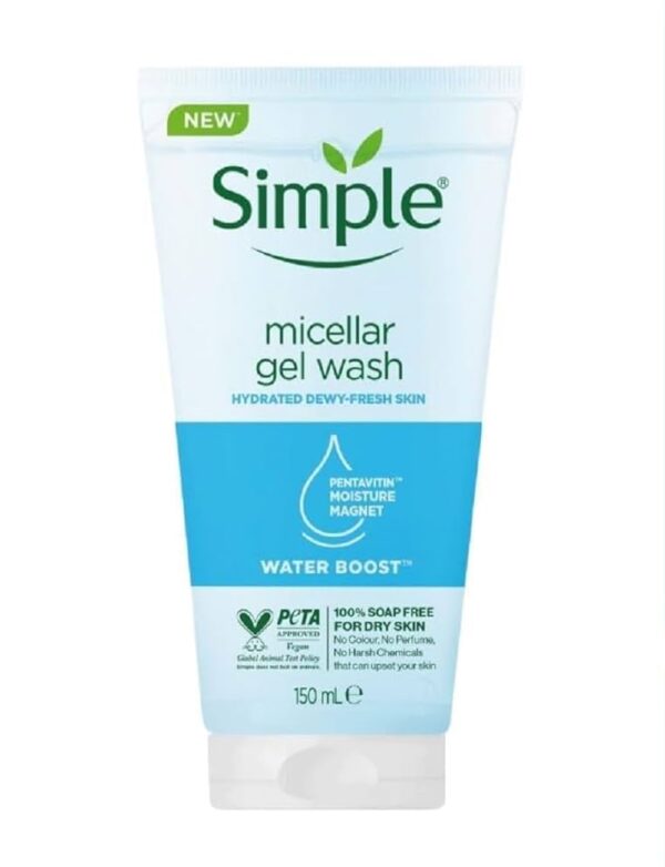 Simple Water Boost Micellar Gel Face Wash- 150ml