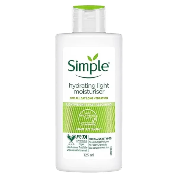 Simple Kind to Skin Hydrating Light Moisturiser 125ml