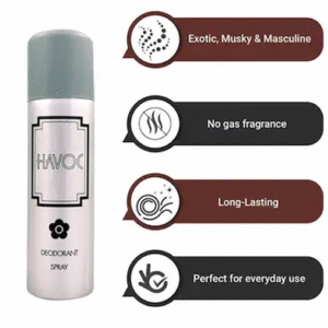 Havoc Silver Body Spray – 200ml