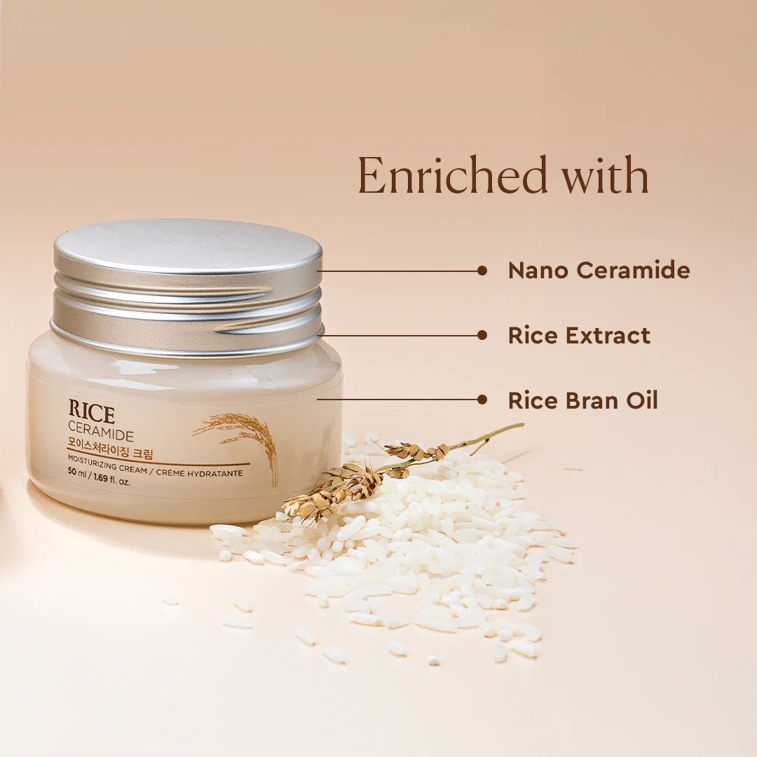 he Face Shop Rice & Ceramide Moisturizing Cream 50ml